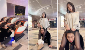 【羽田岁】户外遛狗小骚场【双视角版】-97LZTD-36018