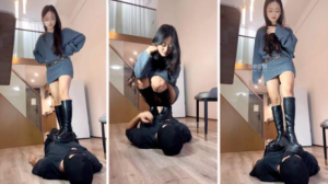 【蓓蓓】车模S长靴碾压踩-97LZTD-36027