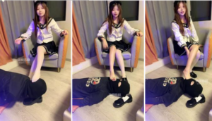 【谰谰】日系小主-皮鞋白丝踩虐-97LZTD-36064