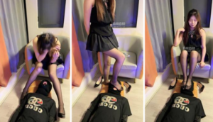 【谰谰】黑丝美腿踩弟弟狗-97LZTD-36065