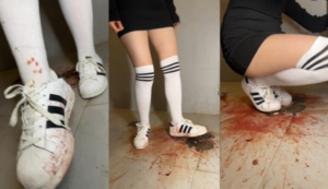 萌棠 白色长筒袜 贝壳头消灭外来入侵巴西龟-97LZTD-36074