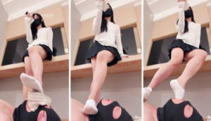 【妮蔻】挑战深喉-脏鞋白船袜辱-97LZTD-36127