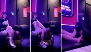 【灵芷】KTV-可爱陪酒妹白袜虐-97LZTD-36149