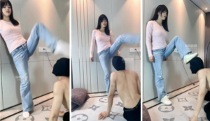 【女生也能很暴力】体校女生打完篮球后调-97LZTD-36163