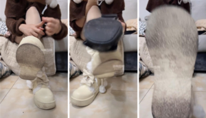 【第一视角】【白渝】白丝短靴脏鞋底-97LZTD-36183