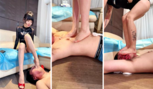 【莫吉托】双S-脚深喉-耳光-高跟踢踹踩【双视角版】-97LZTD-36186