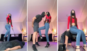 【猫神】换多双鞋踢踹踩踏-97LZTD-36194