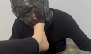 垃圾狗爱舔脚，狗嘴洗脚，脚趾撕嘴 -97LZTD-36274