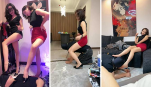 【林薇大大】姐妹骑马鞭打-黑丝踩虐-97LZTD-36393