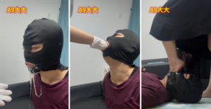 【A9大大原创版】残暴深喉手脚一起往死里插胃液胆汁喷流反复深插吐血 -97LZTD-36653