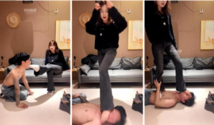 【果果】骑狗背-白袜脚气味辱-97LZTD-46704