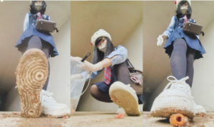 南瓜汤可爱JK黑丝玩小金鱼-97LZTD-46773