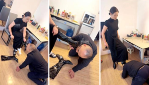 【可可夫妻】把绿帽老公抓回家惩罚-97LZTD-46998